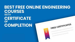 Free Online Courses with Certificates for Mechanical Engineering