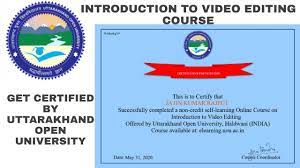 List Of Online Courses In Video Editing With Certificates