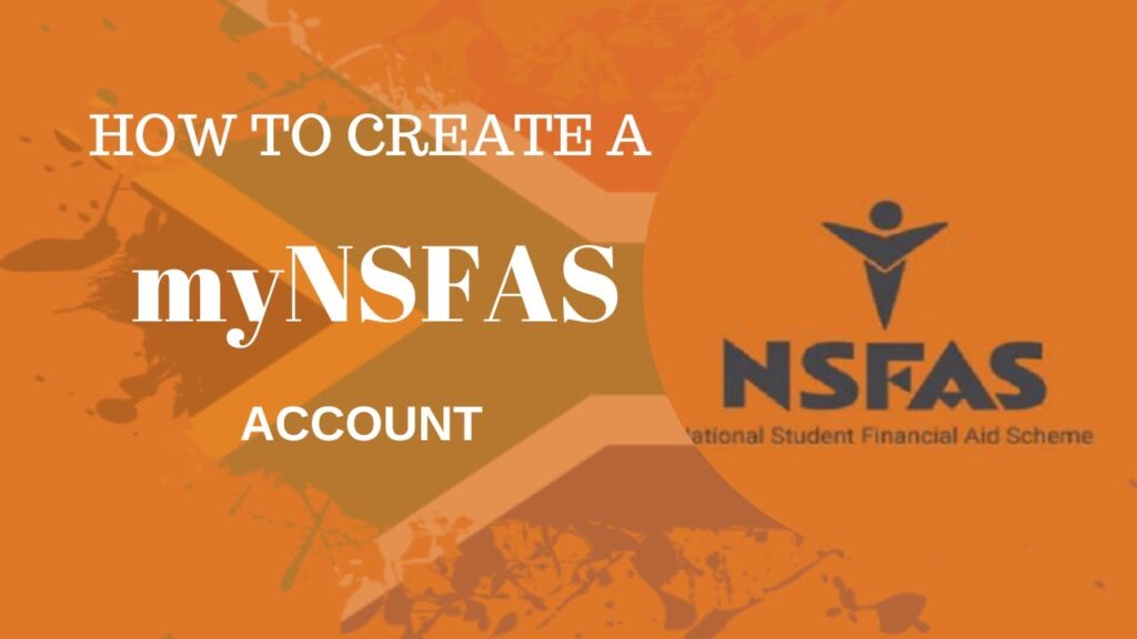 how to create an nsfas account online
