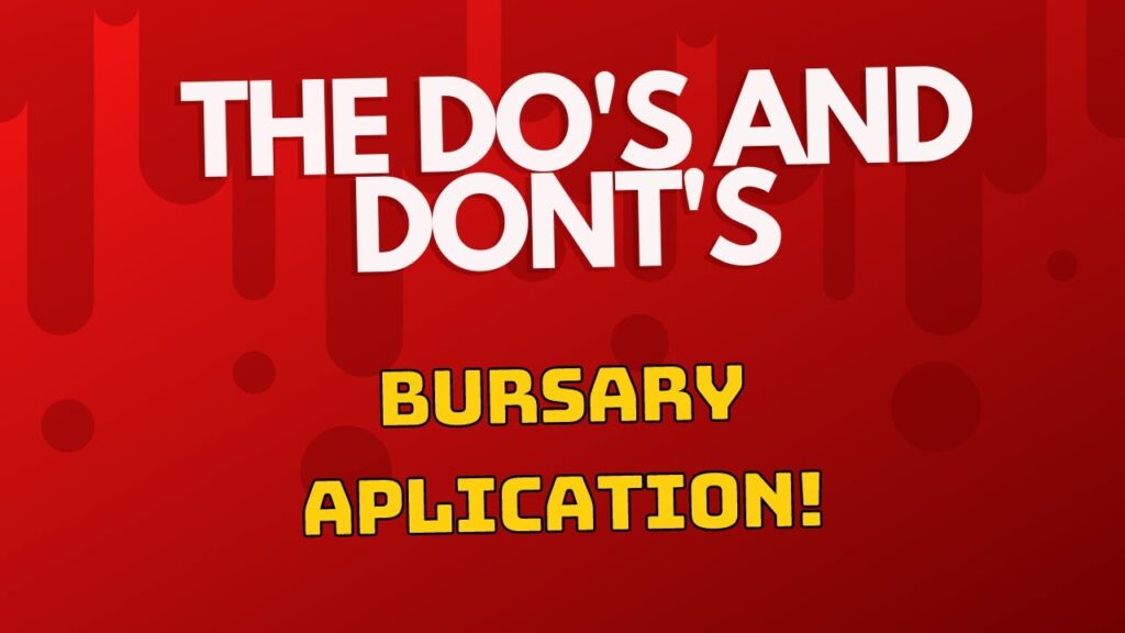 Bursary Application Letter
