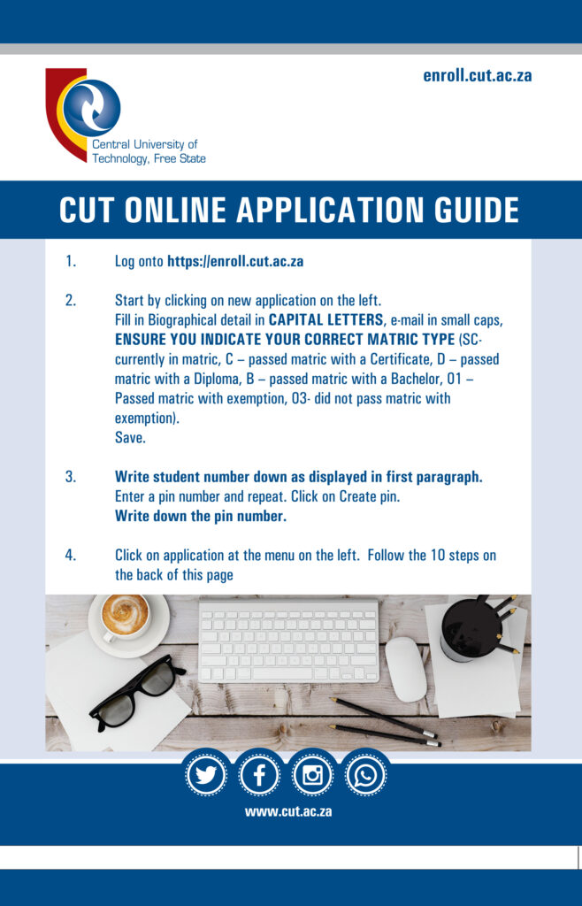 Register for CUT Online Application