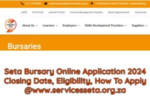 How To Apply For A SETA Bursary 2024 - SAschoolsNearMe