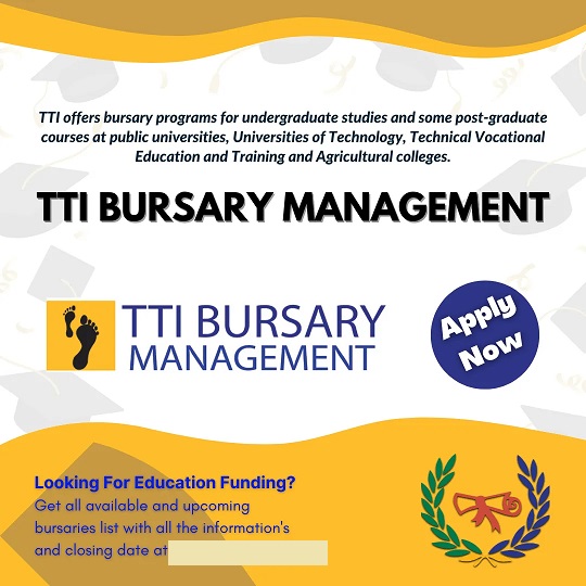 TTI Bursary 2024 Application